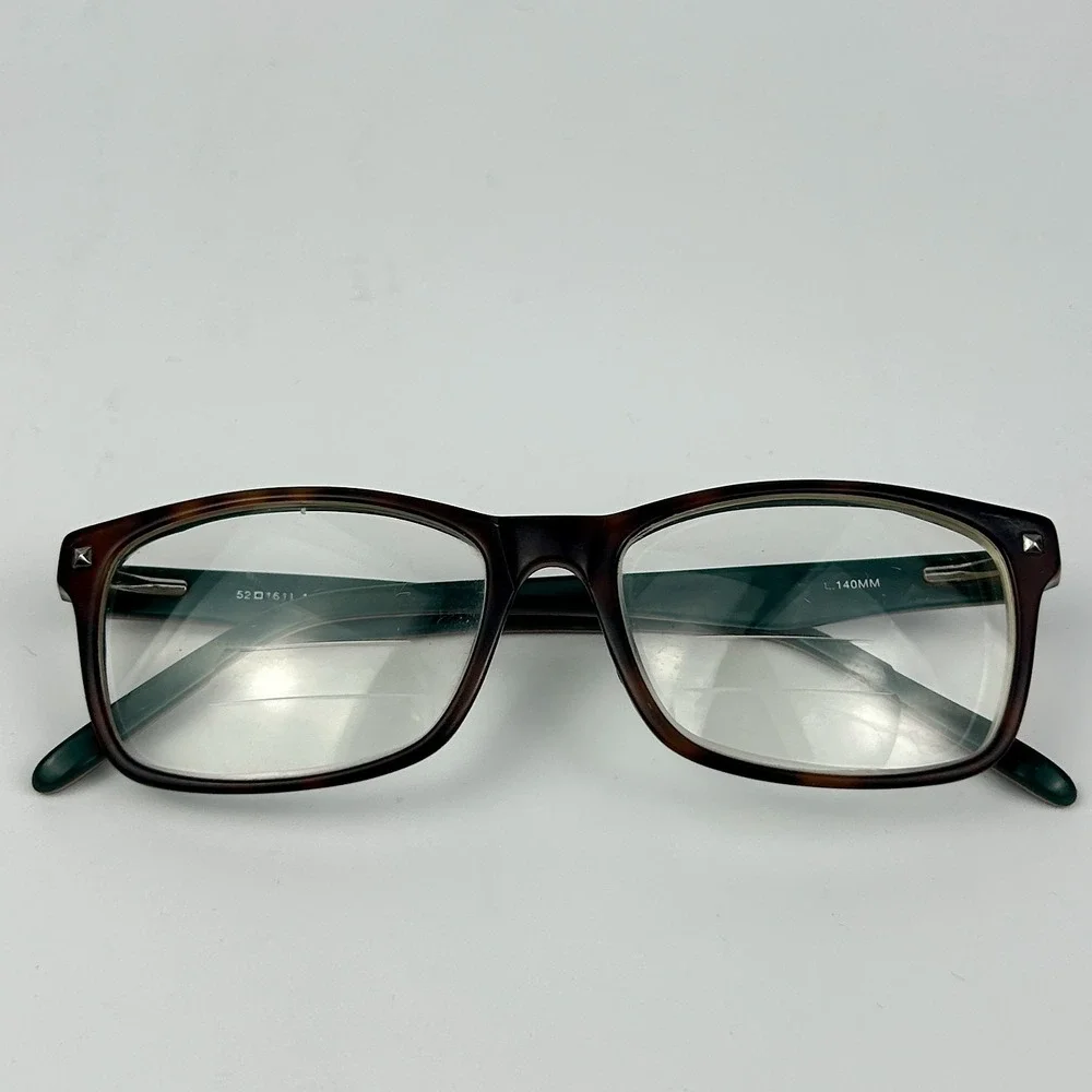 Avalon Beach Womens Eyeglasses Frame Black Tortoise Plastic Full Rim 52-16-140mm